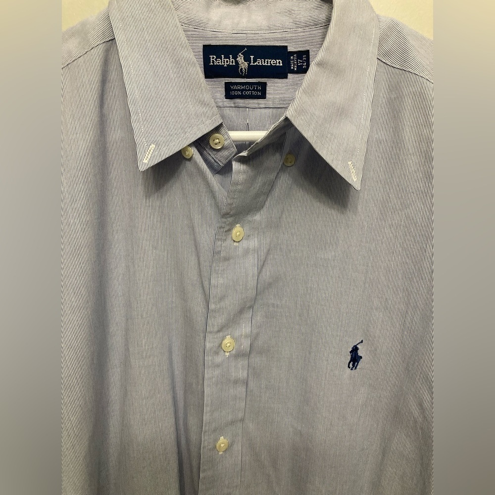 Polo Ralph Lauren Button Down Dress Shirt. ‎ 17-34/35